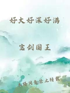 好大好深好滿(mǎn)