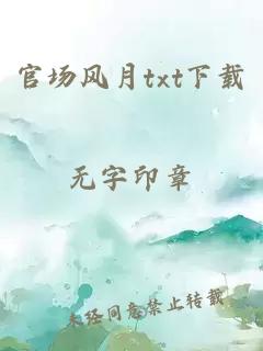 官場(chǎng)風(fēng)月txt下載