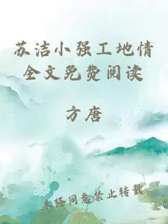 蘇潔小強工地情全文免費閱讀