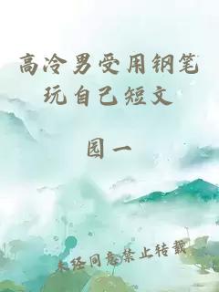 高冷男受用鋼筆玩自己短文