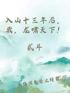 入山十三年后，我，龍嘯天下！