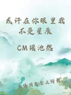 或許在你眼里我不是星辰