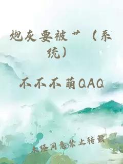 炮灰要被艸（系統）